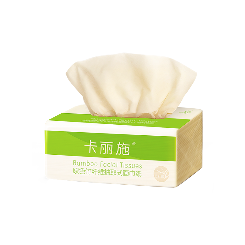 CARICH Bamboo Facial Tissues 130sheets 5packs big