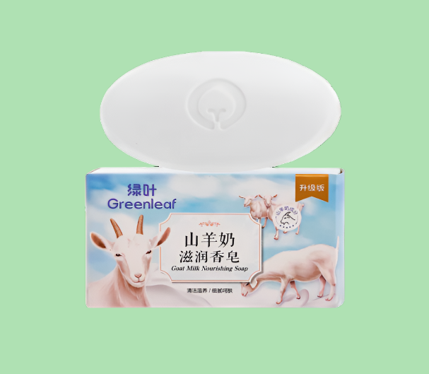 GREENLEAF goat milk moisturizing soap